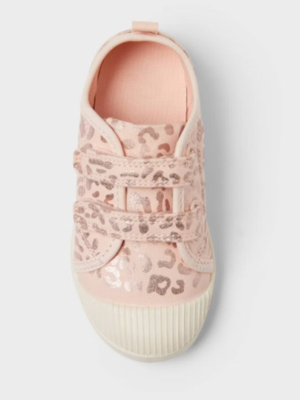 Cat & Jack Pink 7 Toddler Parker Hook and Loop Closure Leopard Print Sneakers - Picture 8 of 8